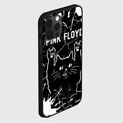 Чехол для iPhone 12 Pro Max Pink Floyd Rock Cat, цвет: 3D-черный — фото 2