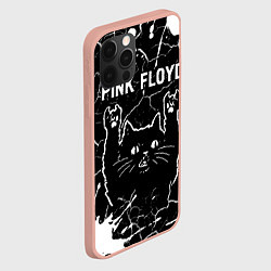 Чехол для iPhone 12 Pro Max Pink Floyd Rock Cat, цвет: 3D-светло-розовый — фото 2