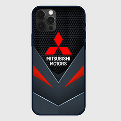 Чехол для iPhone 12 Pro Max MITSUBISHI - TECHNOLOGY ТЕХНОЛОГИИ, цвет: 3D-черный