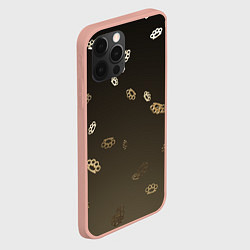 Чехол для iPhone 12 Pro Max Brass knuckles кастет, цвет: 3D-светло-розовый — фото 2