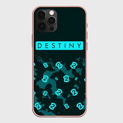 Чехол для iPhone 12 Pro Max DESTINY 2 - Камуфляж, цвет: 3D-светло-розовый