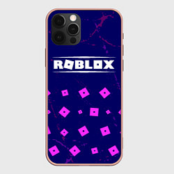 Чехол для iPhone 12 Pro Max ROBLOX Гранж, цвет: 3D-светло-розовый