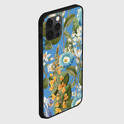 Чехол для iPhone 12 Pro Max Цветы Радужный Сад, цвет: 3D-черный — фото 2