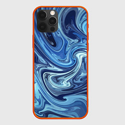 Чехол для iPhone 12 Pro Max Абстрактный авангардный паттерн Abstract avant-gar, цвет: 3D-красный