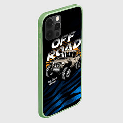 Чехол для iPhone 12 Pro Max OFF - ROAD Внедорожник, цвет: 3D-салатовый — фото 2