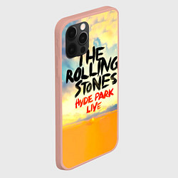 Чехол для iPhone 12 Pro Max Hyde Park Live - The Rolling Stones, цвет: 3D-светло-розовый — фото 2