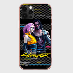 Чехол iPhone 12 Pro Max Johnny и Vi Girl