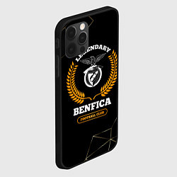 Чехол для iPhone 12 Pro Max Лого Benfica и надпись Legendary Football Club на, цвет: 3D-черный — фото 2