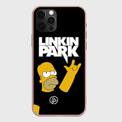 Чехол iPhone 12 Pro Max LINKIN PARK ГОМЕР СИМПСОН, SIMPSONS