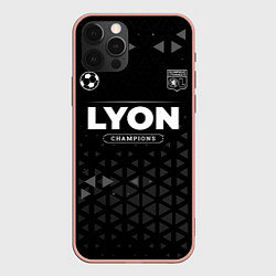 Чехол для iPhone 12 Pro Max Lyon Champions Uniform, цвет: 3D-светло-розовый