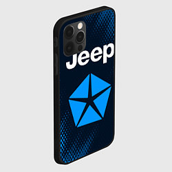 Чехол для iPhone 12 Pro Max JEEP Абстракция, цвет: 3D-черный — фото 2