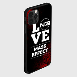 Чехол для iPhone 12 Pro Max Mass Effect Love Классика, цвет: 3D-черный — фото 2