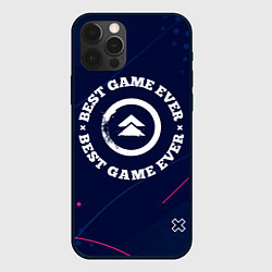 Чехол iPhone 12 Pro Max Символ Ghost of Tsushima и надпись Best Game Ever