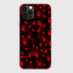 Чехол iPhone 12 Pro Max Кровавые отпечатки DEATH STRANDING