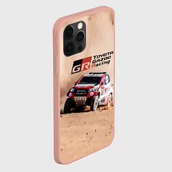 Чехол для iPhone 12 Pro Max Toyota Gazoo Racing Desert Rally, цвет: 3D-светло-розовый — фото 2