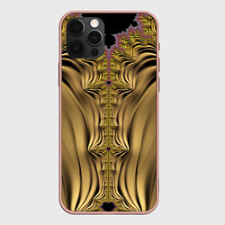 Чехол для iPhone 12 Pro Max Песчаный охотник Фрактал Абстракция, цвет: 3D-светло-розовый