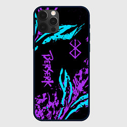 Чехол iPhone 12 Pro Max Berserk bleck mask neon