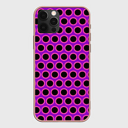 Чехол iPhone 12 Pro Max Розовые круги