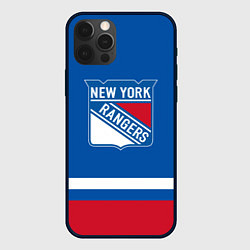 Чехол для iPhone 12 Pro Max New York Rangers Панарин, цвет: 3D-черный