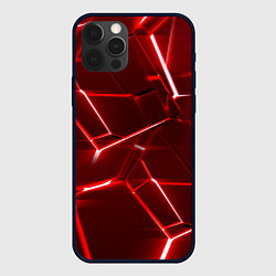 Чехол для iPhone 12 Pro Max Red fault, цвет: 3D-черный