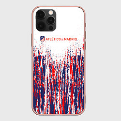 Чехол iPhone 12 Pro Max АТЛЕТИКО МАДРИД ATLETICO MADRID краска