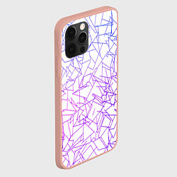 Чехол для iPhone 12 Pro Max Geometric Distortion, цвет: 3D-светло-розовый — фото 2