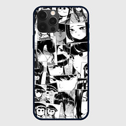 Чехол для iPhone 12 Pro Max Komi san pattern, цвет: 3D-черный