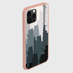 Чехол для iPhone 12 Pro Max Мрачный город, цвет: 3D-светло-розовый — фото 2