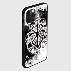 Чехол для iPhone 12 Pro Max КЛЕЙМО ЖЕРТВЫ - БЕРСЕРКBERSERK, цвет: 3D-черный — фото 2