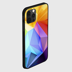 Чехол для iPhone 12 Pro Max Зд радуга, цвет: 3D-черный — фото 2