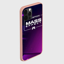 Чехол для iPhone 12 Pro Max Mass Effect Gaming Champion: рамка с лого и джойст, цвет: 3D-светло-розовый — фото 2