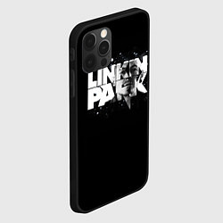 Чехол для iPhone 12 Pro Max Linkin Park логотип с фото, цвет: 3D-черный — фото 2