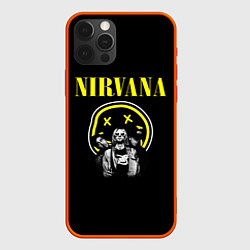 Чехол iPhone 12 Pro Max NIRVANA логотип и исполнители