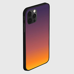 Чехол для iPhone 12 Pro Max Sunset Gradient, цвет: 3D-черный — фото 2