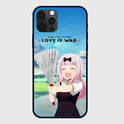 Чехол для iPhone 12 Pro Max Love is war, цвет: 3D-черный