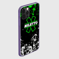 Чехол для iPhone 12 Pro Max Нилето niletto текстура воды, цвет: 3D-серый — фото 2