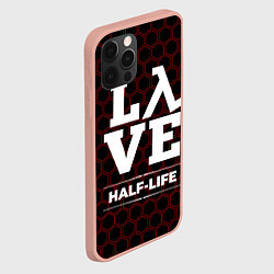 Чехол для iPhone 12 Pro Max Half-Life Love Классика, цвет: 3D-светло-розовый — фото 2