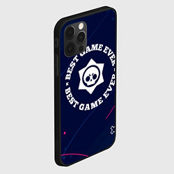 Чехол для iPhone 12 Pro Max Символ Brawl Stars и надпись Best Game Ever, цвет: 3D-черный — фото 2