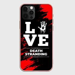 Чехол для iPhone 12 Pro Max Death Stranding Love Классика, цвет: 3D-светло-розовый