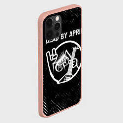Чехол для iPhone 12 Pro Max Dead by April КОТ Гранж, цвет: 3D-светло-розовый — фото 2
