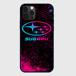 Чехол iPhone 12 Pro Max Subaru Neon Gradient FS