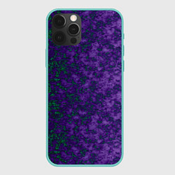 Чехол iPhone 12 Pro Max Marble texture purple green color
