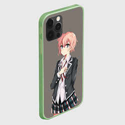 Чехол для iPhone 12 Pro Max Юи Юигахама OreGairu, цвет: 3D-салатовый — фото 2