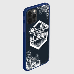 Чехол для iPhone 12 Pro Max PUBG - playerunknown battlegrounds, цвет: 3D-тёмно-синий — фото 2