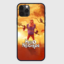Чехол iPhone 12 Pro Max Hello Neighbor Привет сосед Сосед с лопатой
