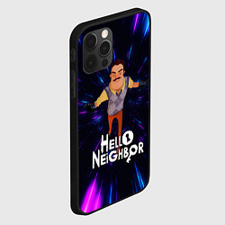 Чехол для iPhone 12 Pro Max Hello Neighbor Привет сосед Бегущий сосед, цвет: 3D-черный — фото 2
