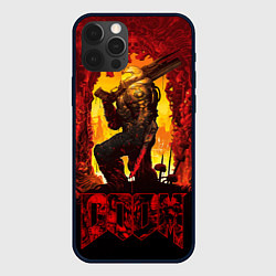 Чехол для iPhone 12 Pro Max Doom slayer - gates, цвет: 3D-черный