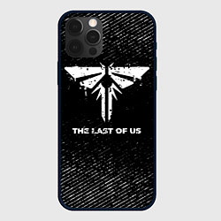 Чехол для iPhone 12 Pro Max The Last Of Us с потертостями на темном фоне, цвет: 3D-черный