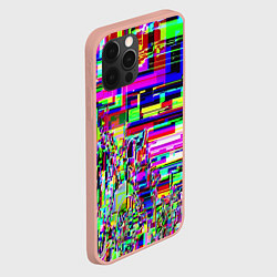 Чехол для iPhone 12 Pro Max Яркий авангардный глитч, цвет: 3D-светло-розовый — фото 2