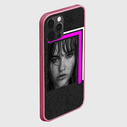 Чехол для iPhone 12 Pro Max Victoria Di Angelis Maneskin, цвет: 3D-малиновый — фото 2